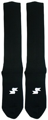 #ad SSK Game Sock Black Adult Large Long Baseball Socks Closeout Qty Avail $1.44