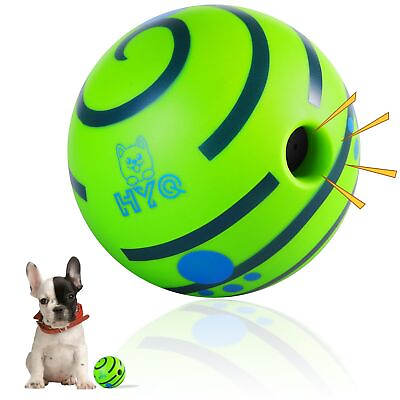 #ad Wobble Giggle Wiggle Ball Dog Toy Interactive Dog Toys for Small Medium Large $12.29