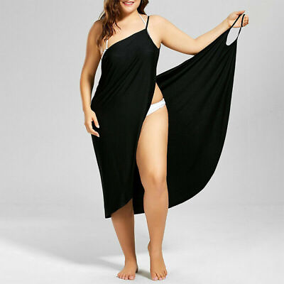 #ad Plus Size Women Bikini Cover Up Swim Beachwear Long Wrap Maxi Beach Dress Boho $19.99