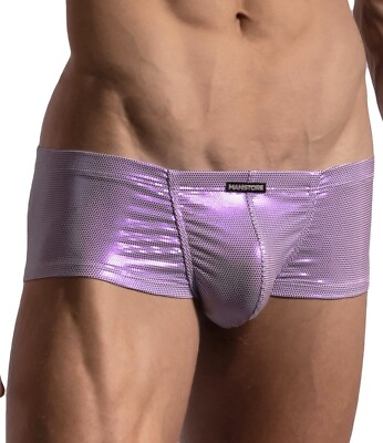 #ad Manstore M2117 Hot Pants Sexy boxer brief hipster short shiny Large 32 34 New $18.95