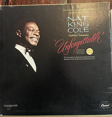 #ad Unforgettable by Nat King Cole Golden Treasury Capitol Records boxed set of 6 $15.99