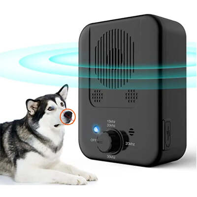 #ad New Ultrasonic Barking Stop Device Dog Driving Device Noise Prevention Trainin $19.18