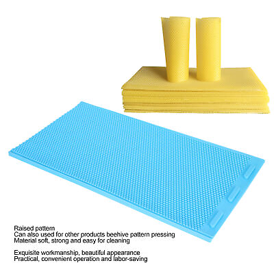#ad 2PCS Rubber Blue Beeswax Press Sheet Mould For Beekeeping Supplies $33.56
