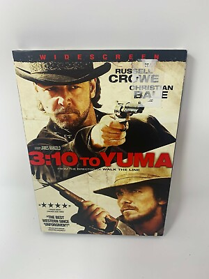 #ad 3:10 to Yuma Fullscreen DVD with Slipcover Movie Free Shipping $9.77