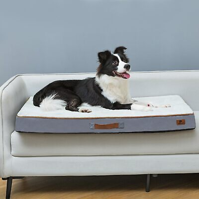 #ad Flat Orthopedic Dog Bed Memory Foam Dog Bed for Extra Large Dogs XL $34.95