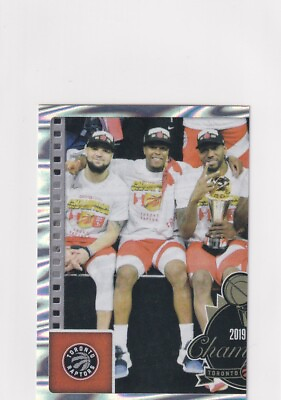 #ad 2019 20 PANINI HOLO SILVER PARALLELS TORONTO RAPTORS NBA STICKER CARD Y1278 $2.97