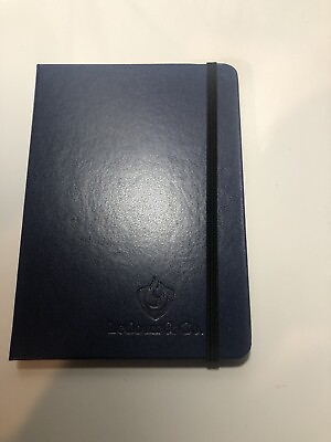 #ad ESSENTIAL BOOKBOUND JOURNAL Blue Navy Color Size 7 X 5 Wide Ruled Pack Of 10 $34.50