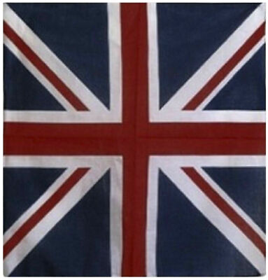 #ad 22quot;x22quot; UK United Kingdom Flag Cotton Bandana Bandanna $5.88
