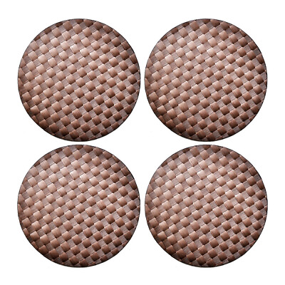 #ad Saleen Round Placemat Brown Set of 4 $11.95