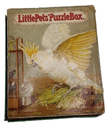 #ad Antique Ernest Nister E.P. Dutton Little Pets#x27; Puzzle Box. Bavaria 781 READ $99.99
