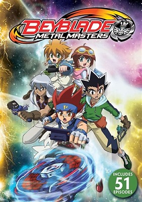 #ad BEYBLADE METAL MASTERS COMPLETE SERIES New Sealed 5 DVD Set All 51 Episodes $12.98