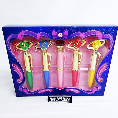 #ad Bandai Sailor Moon Prism Stationery Disguise amp; Transformation Pen Set Japan NEW $89.96