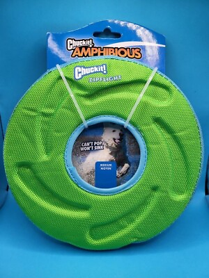 #ad ChuckIt Zipflight Flyer Dog Frisbee amp; Toy that Floats; Medium Assorted $10.00