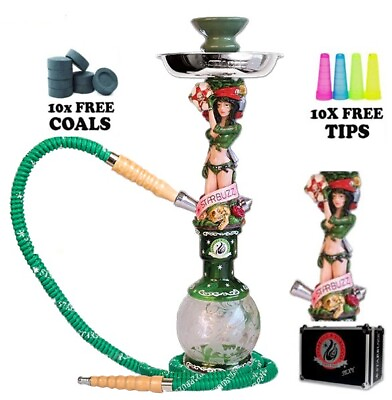 #ad Starbuzz Sexy Ladies Edition: 1 Hose Hookah Waterpipe Complete Set Green $74.95