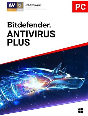 #ad Bitdefender Antivirus Plus 3 Years 3 WINDOWS Devices Protection Latest Version $55.99