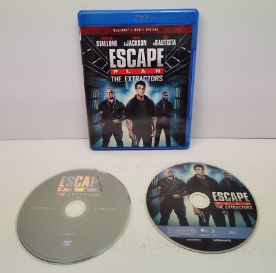 #ad Escape Plan: The Extractors Blu ray DVD 2019 No Digital Code FREE SHIPPING $6.50