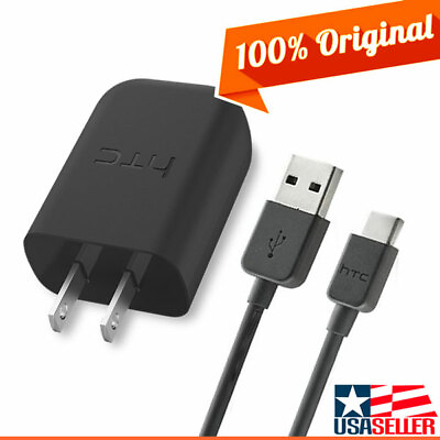#ad OEM HTC Fast Charger USB Type C Data Cable Rapid QuickCharge for Original HTC 10 $9.48