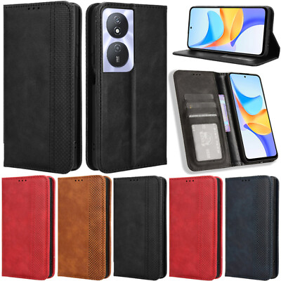 #ad Book Wallet Flip Cover Case For Huawei Honor X7b X8b X9b X9A X8A Honor 90 Lite $9.56