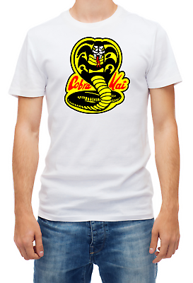 #ad Cobra KAI Dojo Karate Kid Sleeve White Men#x27;s t Shirt K838 GBP 9.69