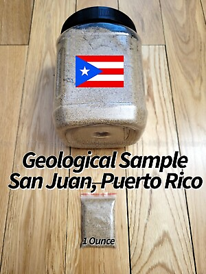 #ad Natural Beach Sand • San Juan Puerto Rico • 1 Ounce • Geological Sample • 🇵🇷 $10.00