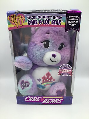 #ad Care Bears A Lot 40th Anniversary Plush Special Collector#x27;s Edition Shimmer $20.00