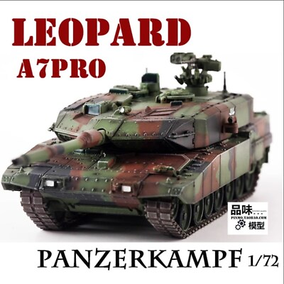#ad 1 72 PANZERKAMPF German Leopard 2A7PRO Main Station Tank Tricolor camouflage $54.39