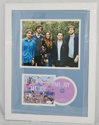 #ad Mt. Joy signed Matt Quinn Autographed CD booklet JSA COA framed $129.99