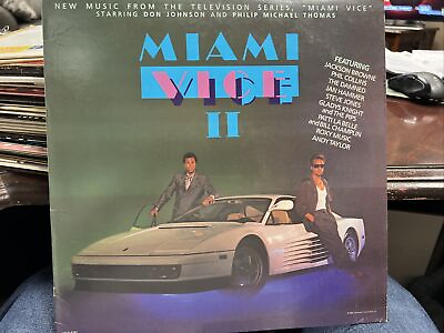 #ad Miami Vice II SOUNDTRACK VARIOUS ARTISTS LP 1986 MCA MCA6192 $14.99