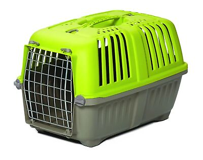 #ad Hard Edged Pet Carrier Dog Carrier Ideal XS Dog Breed 22 quot;green Pet Carrier $22.35
