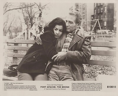 #ad Paul Newman Rachel Ticotin in Fort Apache The Bronx 1981 🎬❤ Photo K 201 $19.99
