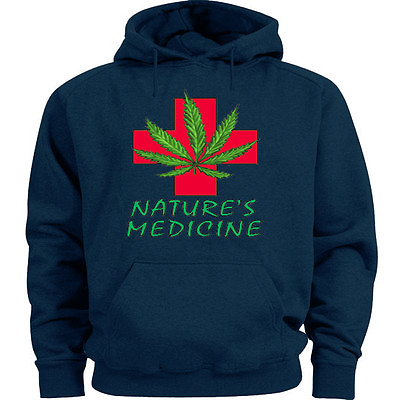 #ad Medical marijuana sweatshirt hoodie weed pot 420 medicine blue sweat shirt $24.95