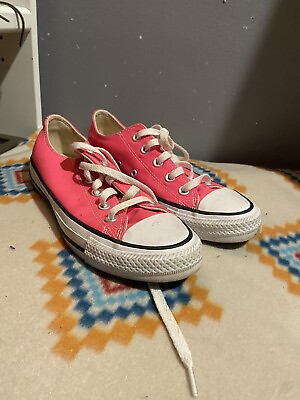 #ad Converse Pink Size 6 $40.00