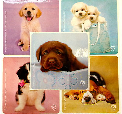 #ad 25 Rachael Hale Dog Puppy Stickers Party Favors Teacher Supply Pet Rewards $3.65