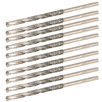#ad 10pcs Drill Wear resistant High Efficiency Round Shank Spiral Drill Bits $9.08