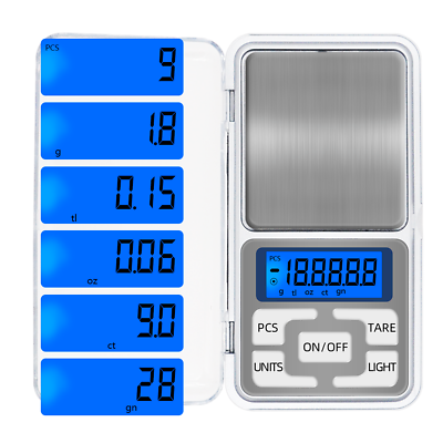 #ad #ad Portable 500g x 0.1g Mini Digital Scale Jewelry Pocket Balance Weight Gram LCD $6.49