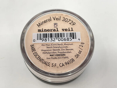 #ad I.D. Mineral Veil Tinted Mineral Veil Powder 30729 Bare Escentuals New 2g .06oz $14.95