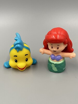 #ad Fisher Price Little Disney Princess Ariel Little Mermaid amp; Flounder $11.20
