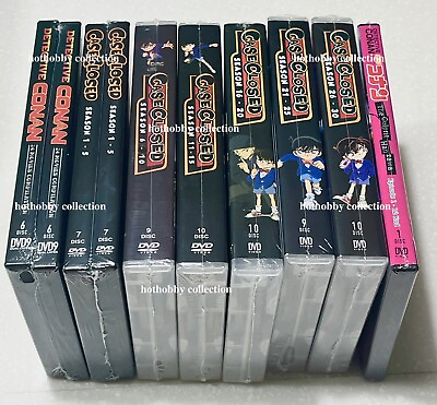 #ad Case Closed Detective Conan Season 1 30 Hanzawa 24 Movie DVD Bonus $329.99