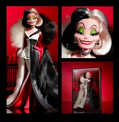 #ad 2024 Creations Exclusive Disney Darkness Descends Series Cruella De Vil Doll $199.00