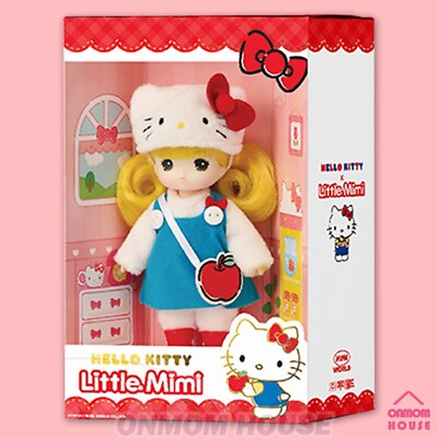 #ad Sanrio Characters x Little Mimi HELLO KITTY Figure Doll Korean Toy $13.98