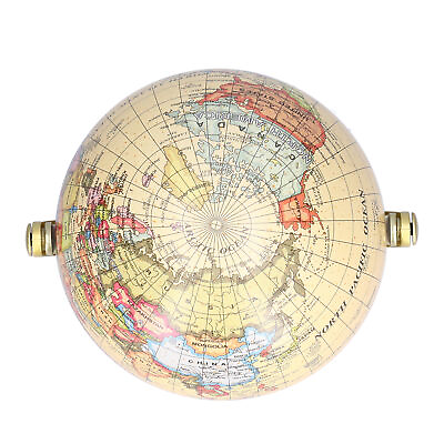 #ad Mini World Map Globe English Edition Desktop Rotating Earth Geography Globe AOS $15.13