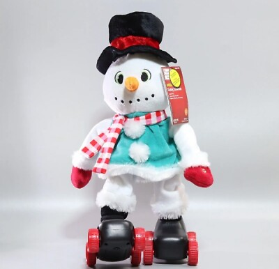 #ad Animated Skating Snowman Holiday Plush 17quot; $49.97