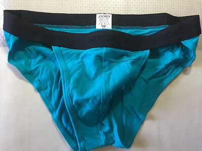 #ad Vtg JOCKEY ELANCE Two Ply Front STRING Men#x27;s TANGA RIO Bikini Brief sz XL 40 42quot; $28.00