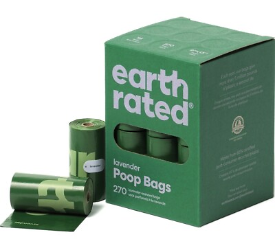 #ad Earth Rated Dog Poop Bags Leak Proof and Extra Thick Pet Waste Bags 270 Count $29.99
