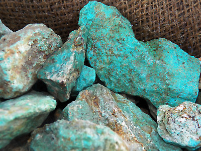 #ad 1000 Carat Lots of Natural Turquoise Rough Not Stabilized a Free Gemstone $19.99