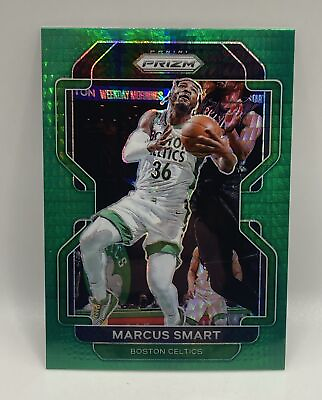#ad 2021 22 Panini Prizm Marcus Smart Green Hyper Factory Set SP #43 Celtics $9.99