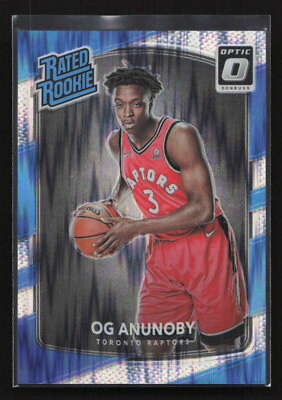 #ad OG Anunoby 2017 18 Donruss Optic #178 Rated Rookie Shock $4.99
