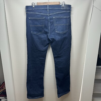 #ad Lucky Brand Jeans Mens 33x32 Blue 363 Straight Leg Dark Blue Denim Pants $19.95
