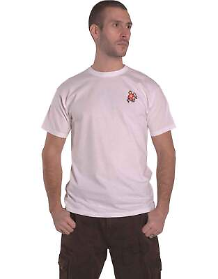 #ad Pokémon T Shirt Magikarp and Gyarados Pixel Back Print Logo Official Mens White $18.70