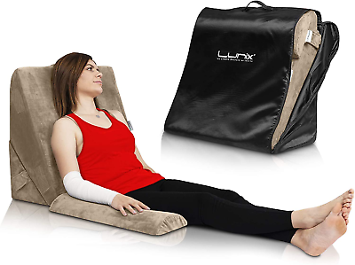 Lunix LX6 3Pcs Orthopedic Bed Wedge Pillow Set Post Surgery Memory Foam for Bac $102.99